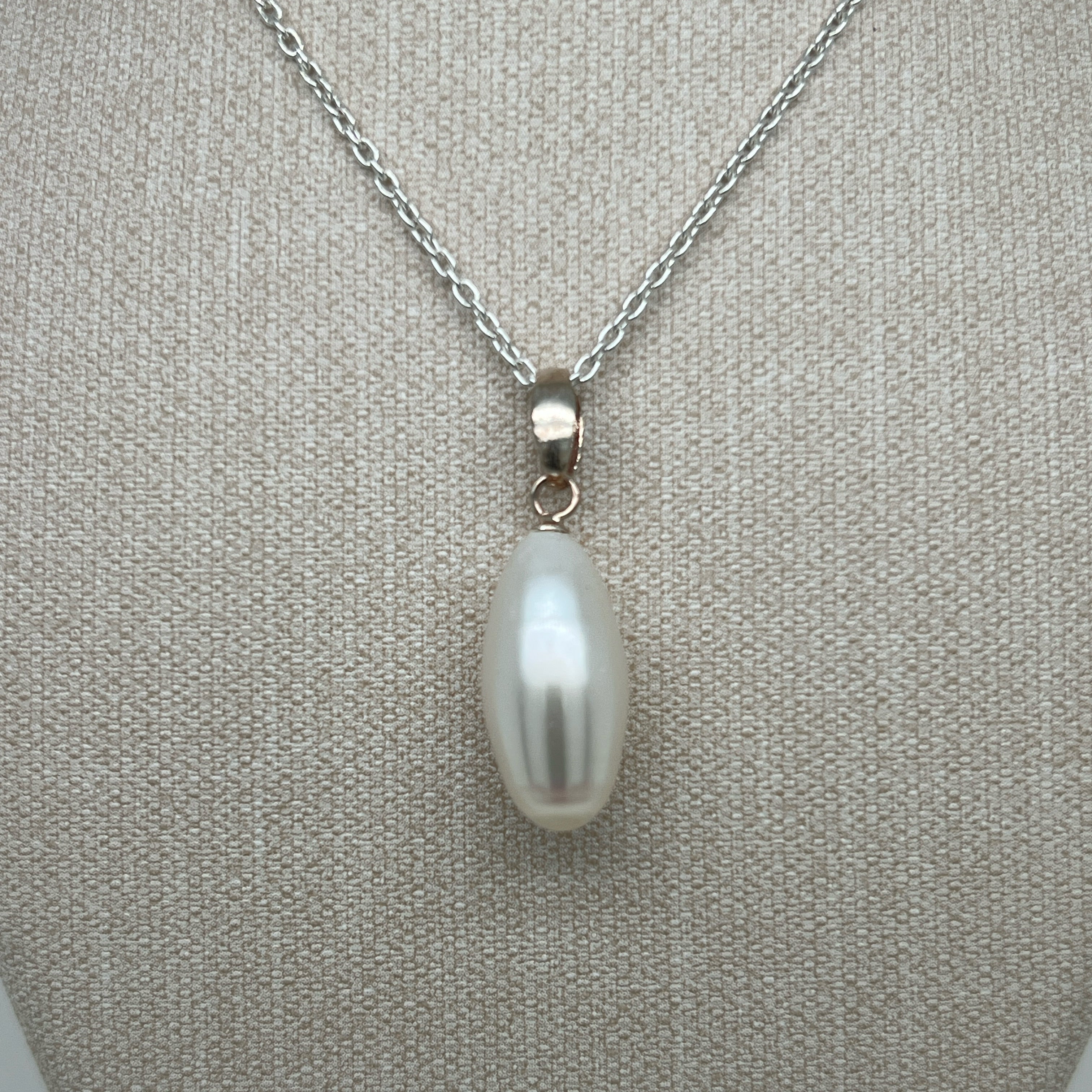 Fresh Water Pearl Sterling Silver Pendant