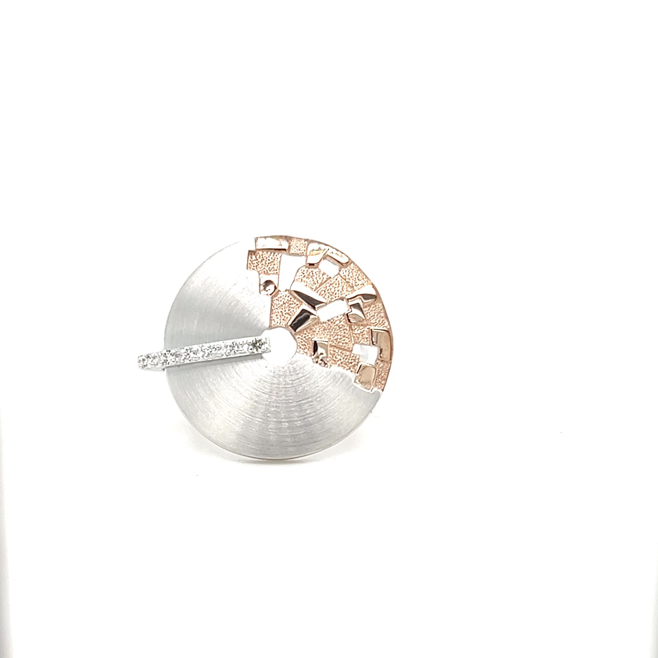 Sterling Silver White Sapphire Ring