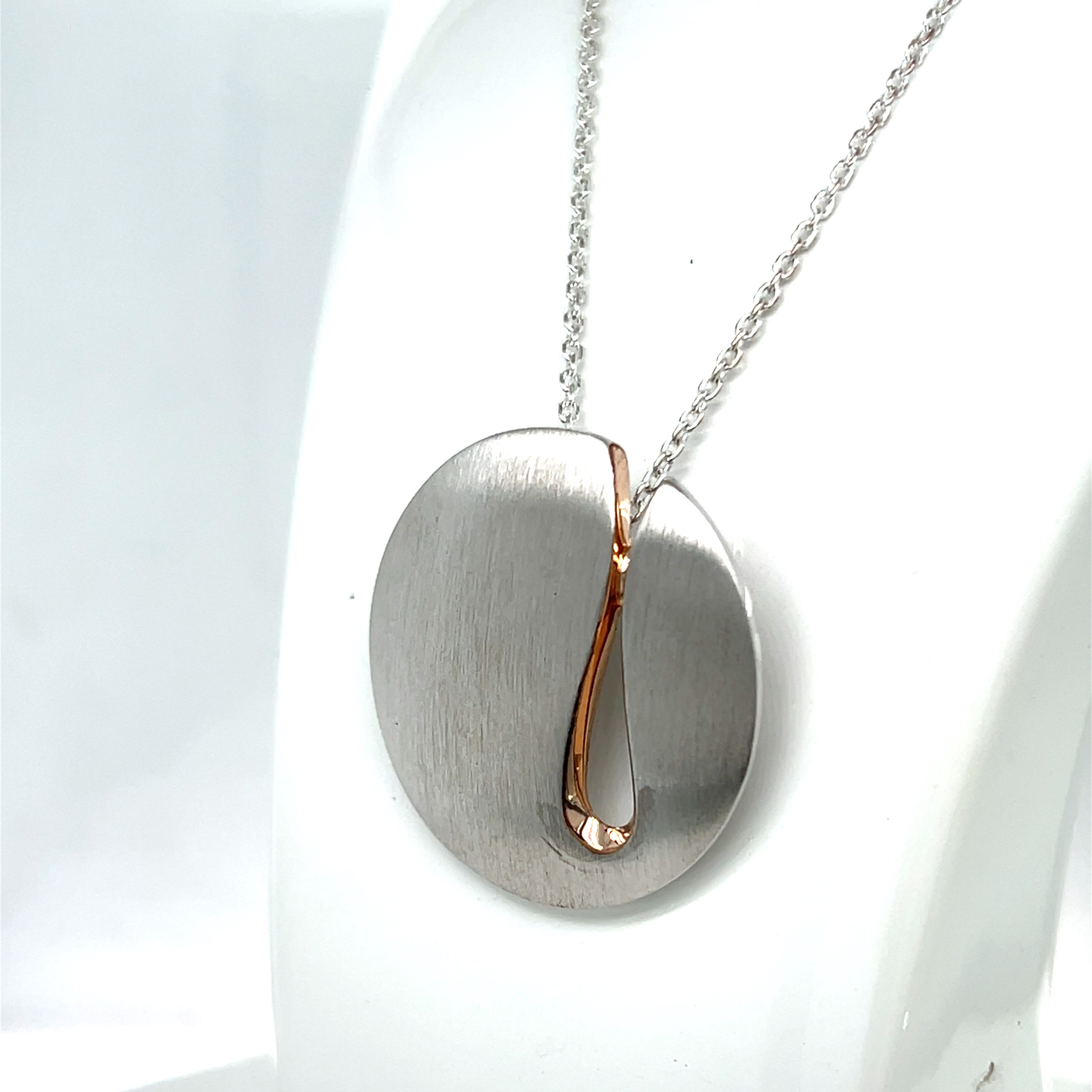 STERLING SILVER GOLD PLATED PENDANT