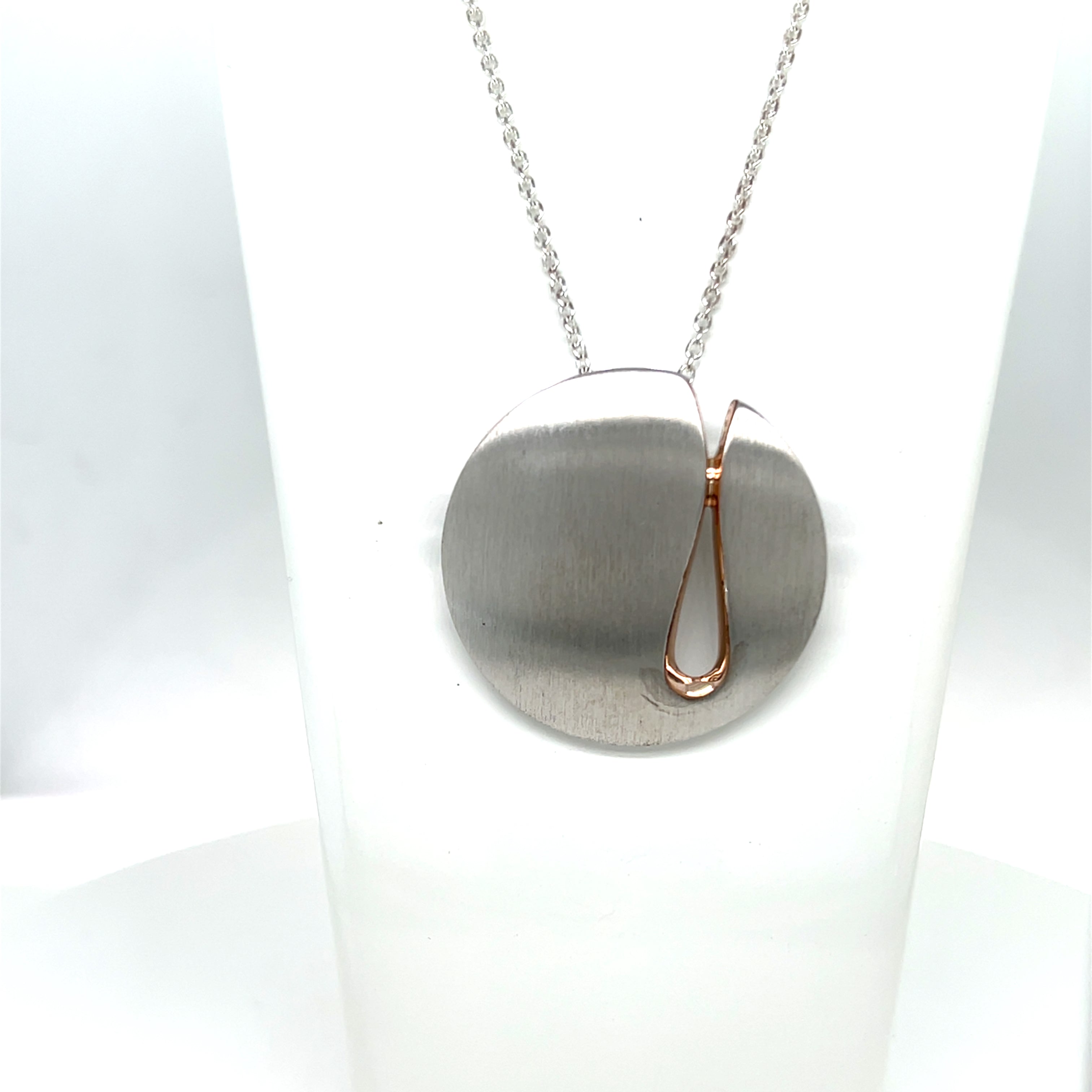 STERLING SILVER GOLD PLATED PENDANT