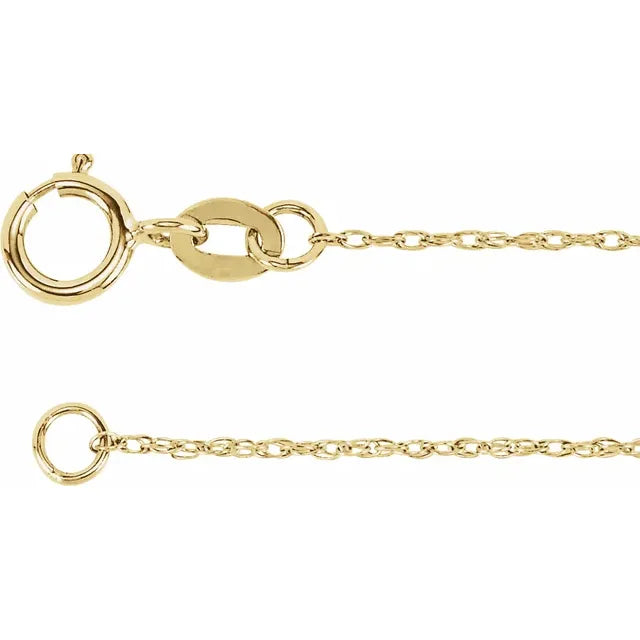 14K Yellow Gold-Filled Rope Chain