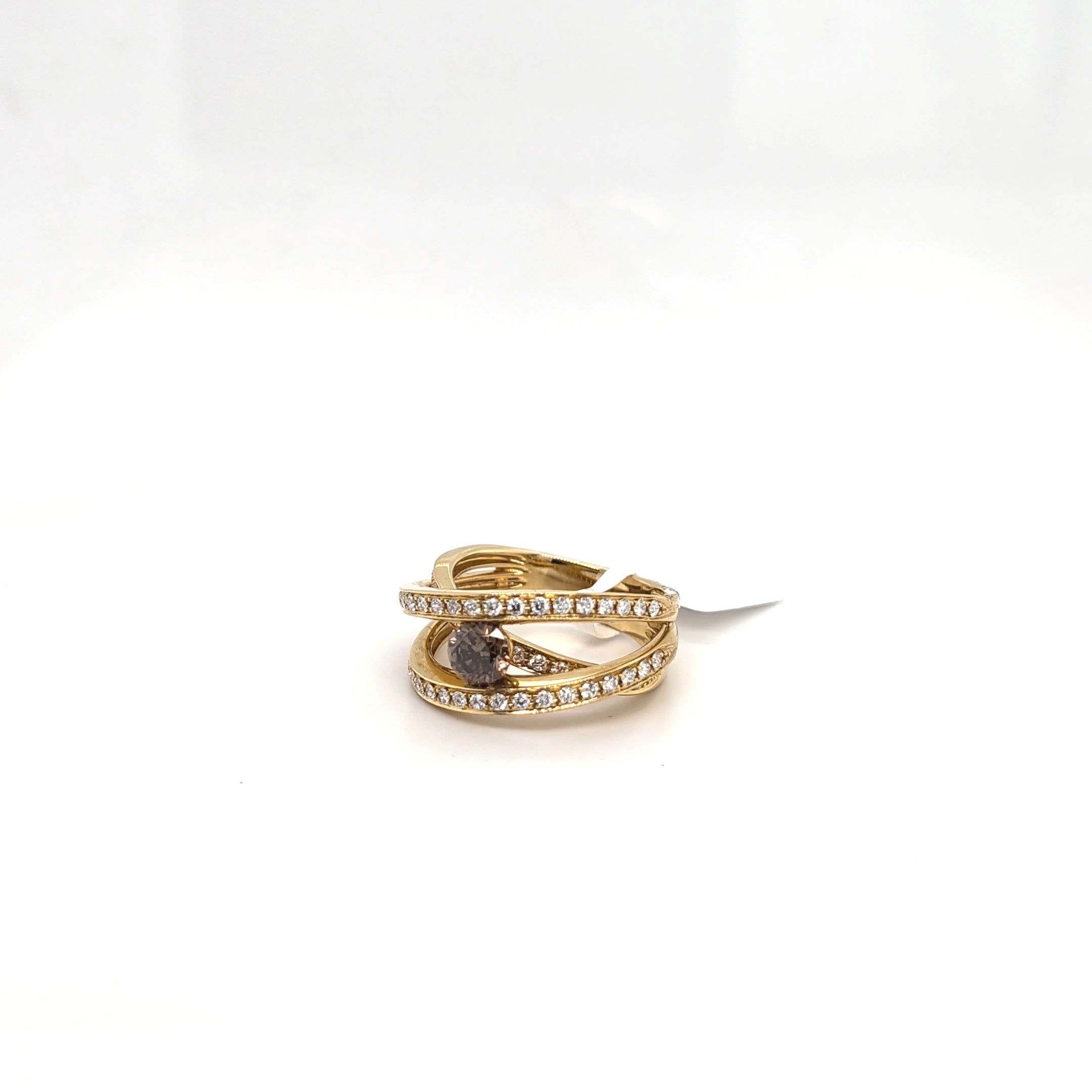 Argyle Diamond Crossroads Ring
