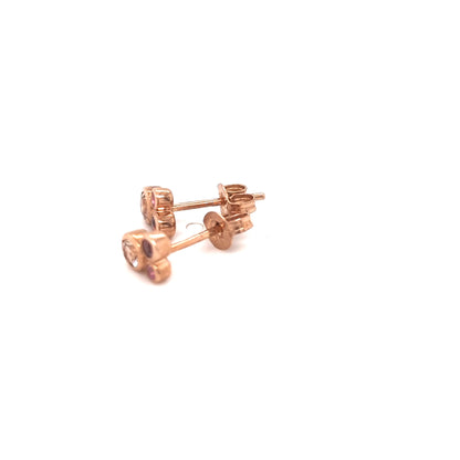 PINK SAPPHIRE TOURMALINE & MORGANITE EARRINGS