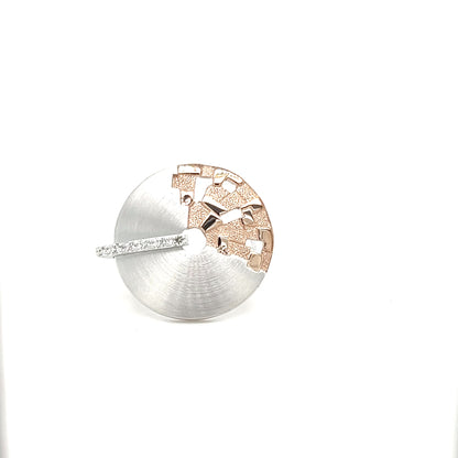 Sterling Silver White Sapphire Ring
