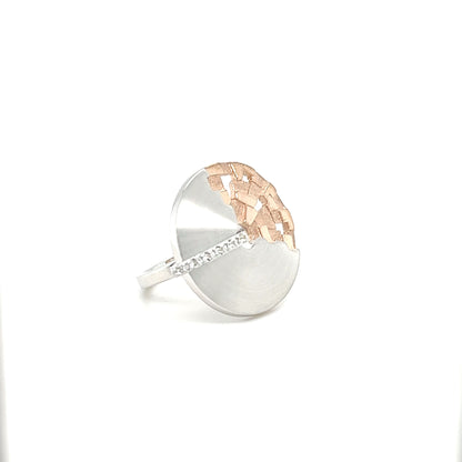 Sterling Silver White Sapphire Ring