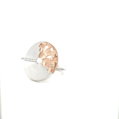 Sterling Silver White Sapphire Ring