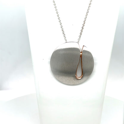 STERLING SILVER GOLD PLATED PENDANT