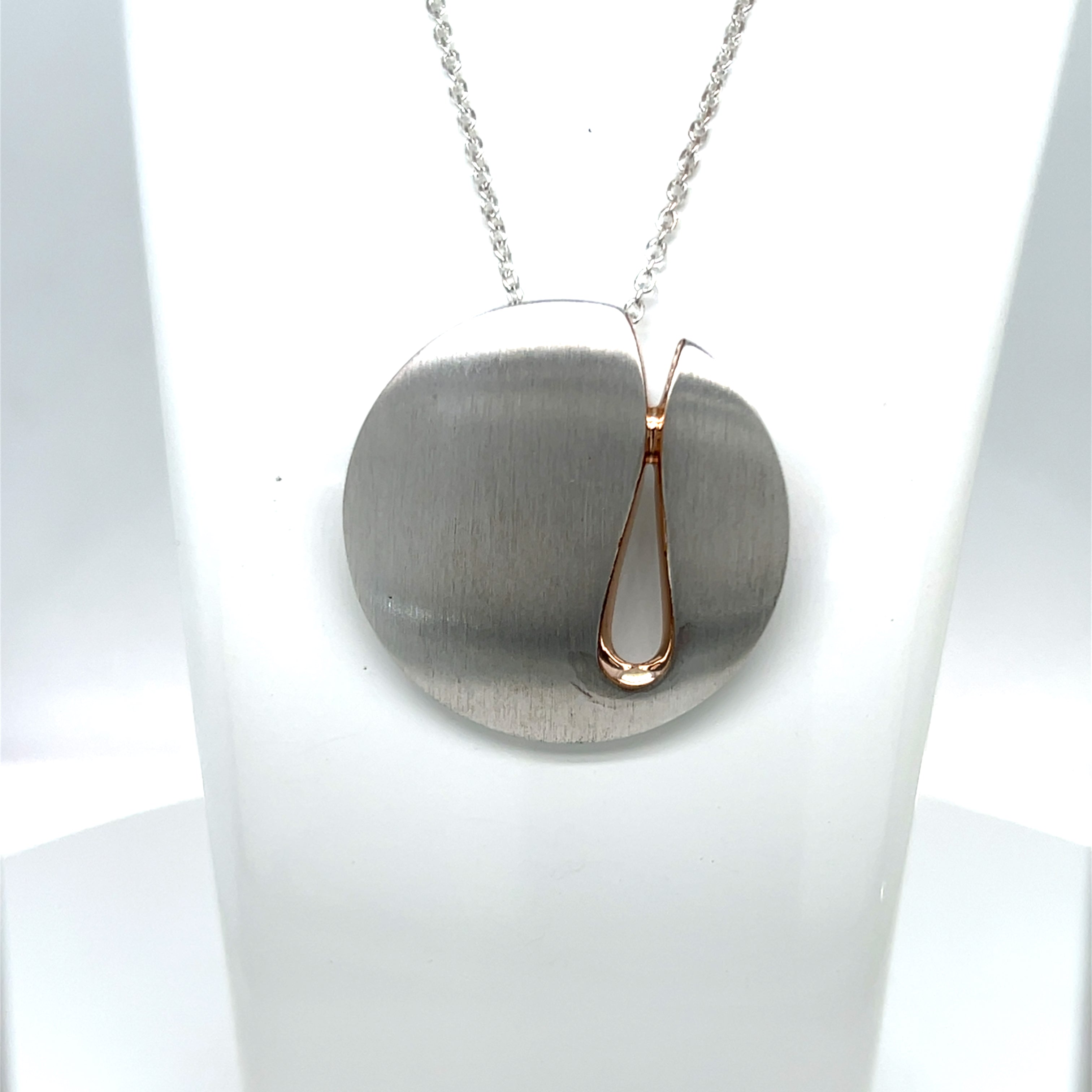 STERLING SILVER GOLD PLATED PENDANT