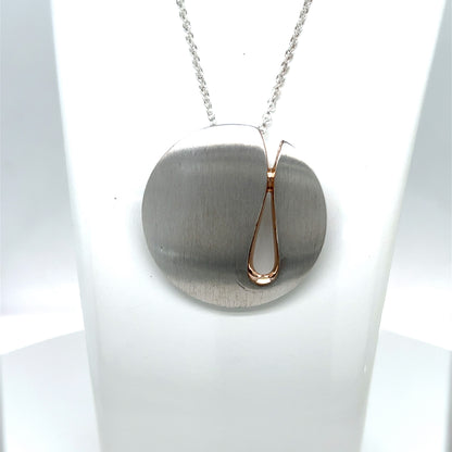 STERLING SILVER GOLD PLATED PENDANT