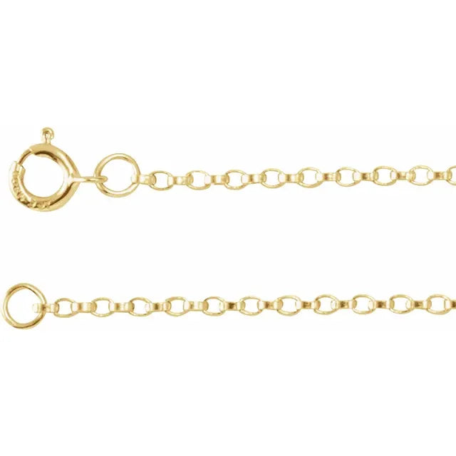 14K Yellow Gold-Filled Rolo Chain