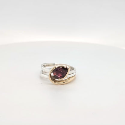 PEAR CUT TOURMALINE RING