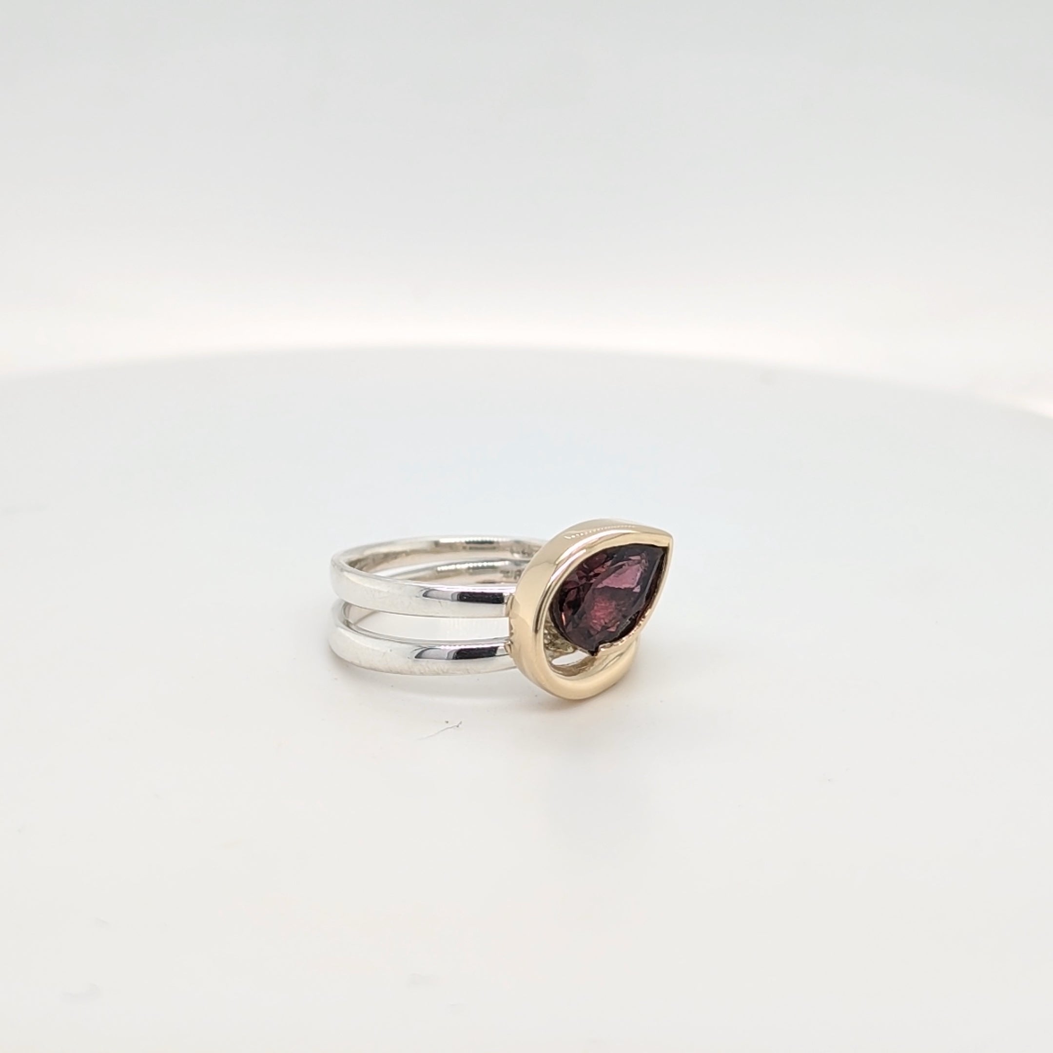 PEAR CUT TOURMALINE RING