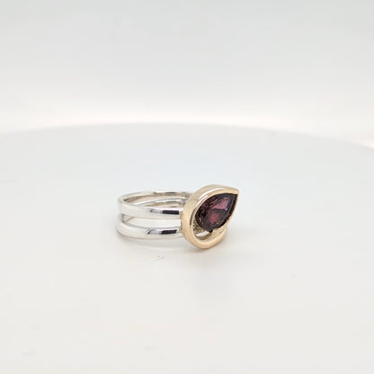 PEAR CUT TOURMALINE RING