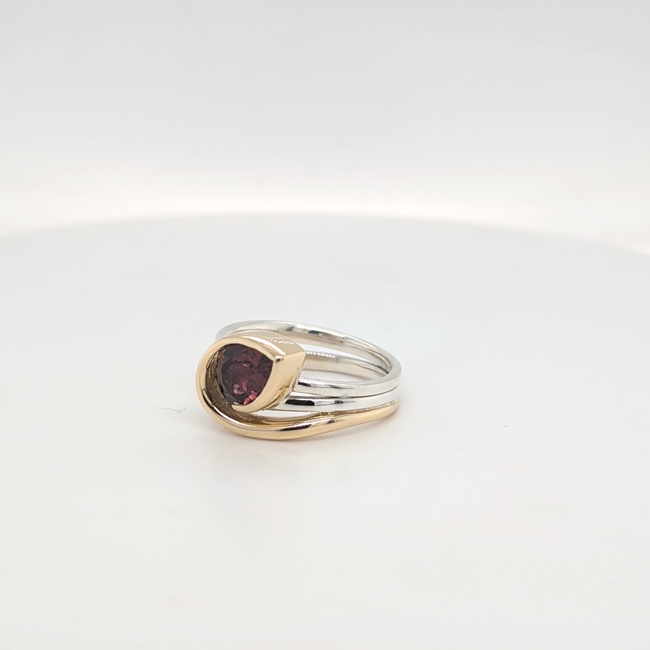 PEAR CUT TOURMALINE RING