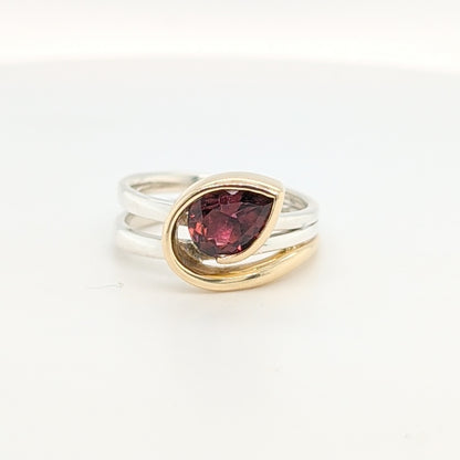PEAR CUT TOURMALINE RING