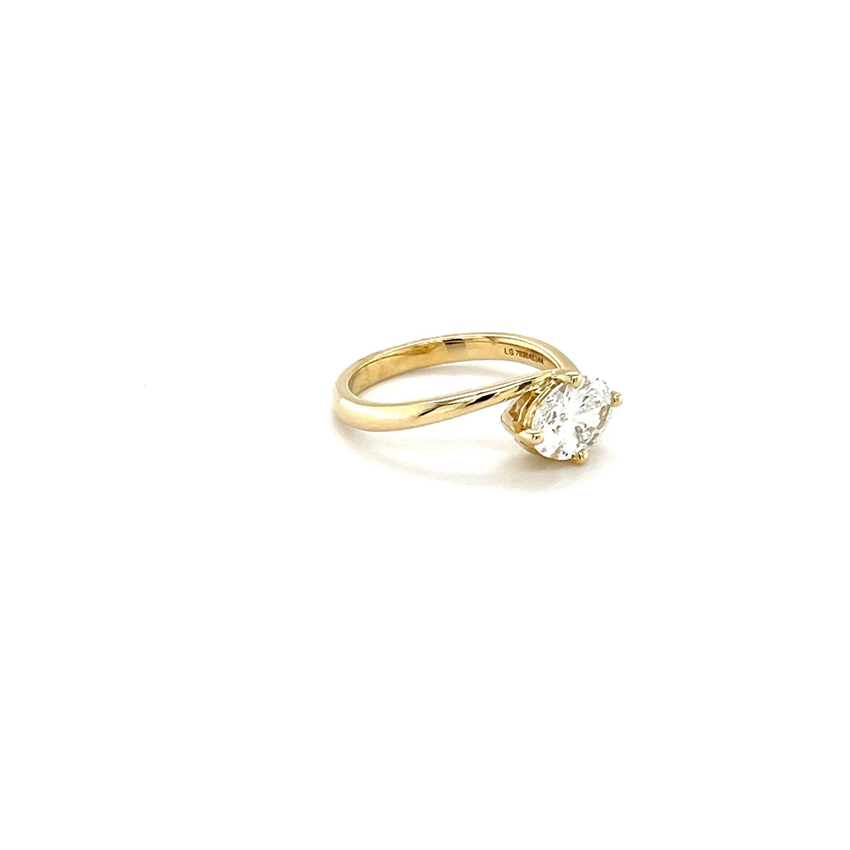 9ct Yellow Gold 1.50ct Lab-Grown Diamond Ring