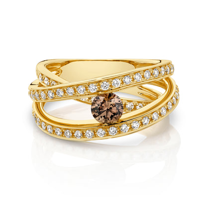 Argyle Diamond Crossroads Ring