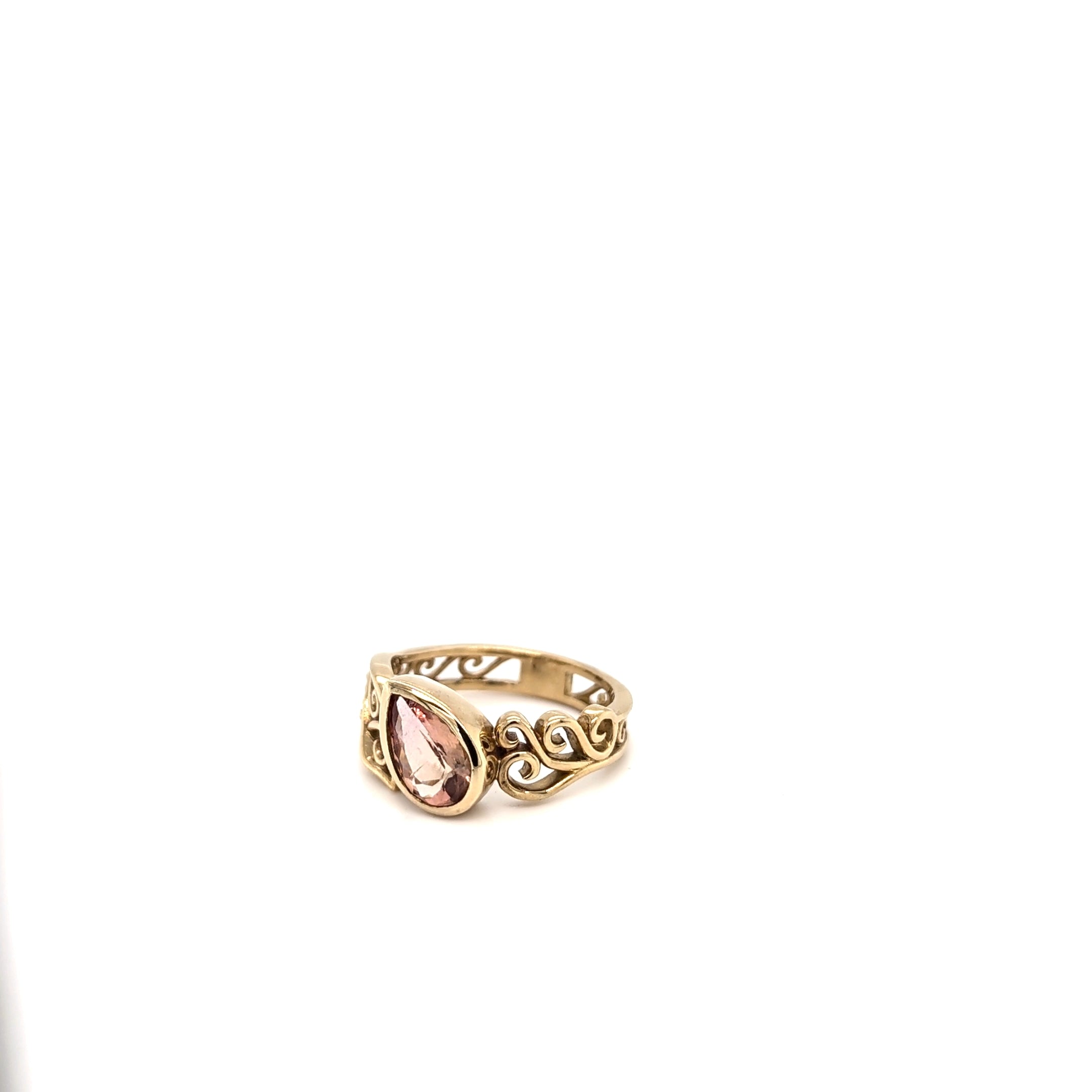 TOURMALINE AND DIAMOND RING