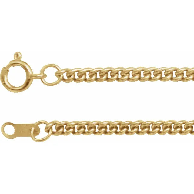 14K Yellow Gold-Filled Curb Chain