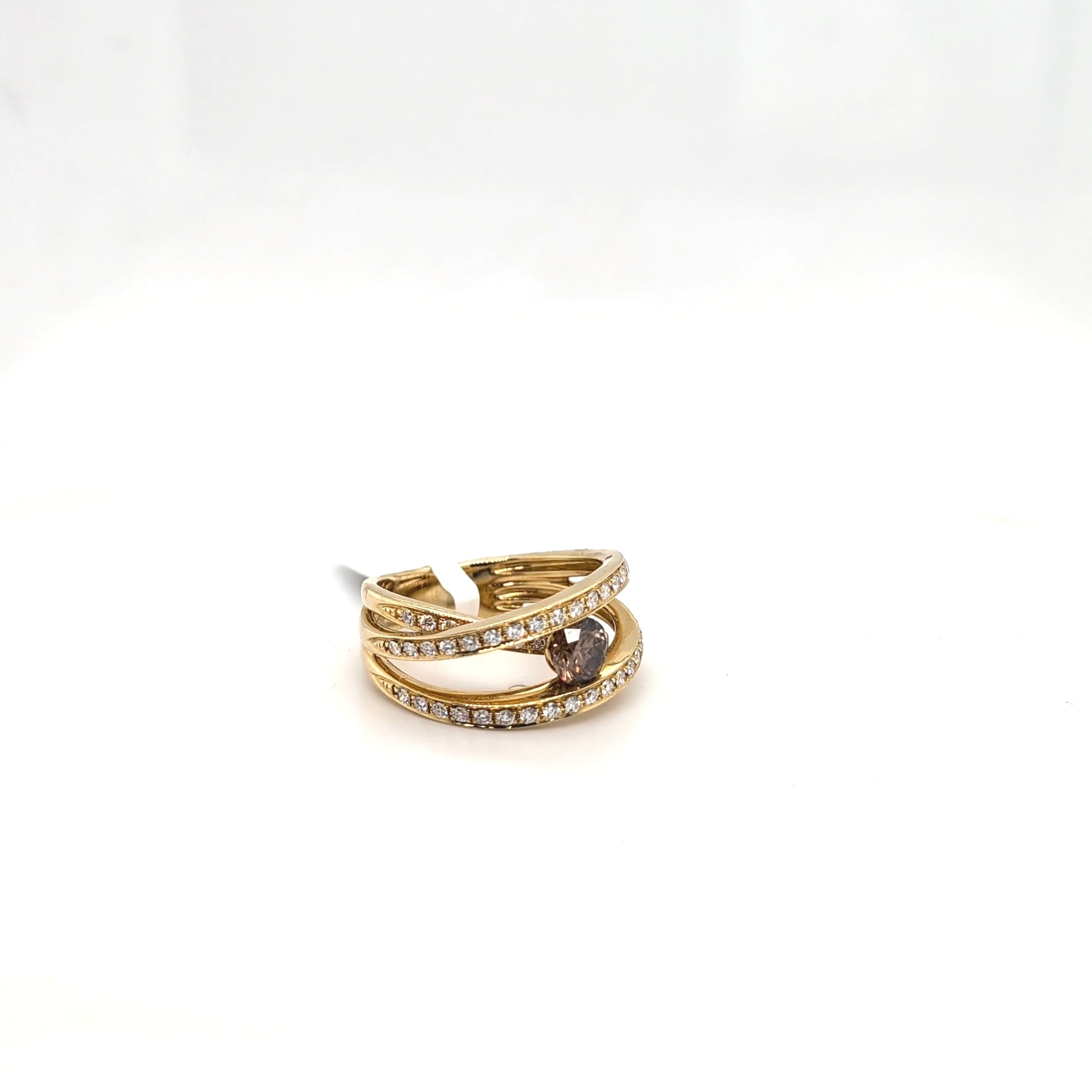 Argyle Diamond Crossroads Ring