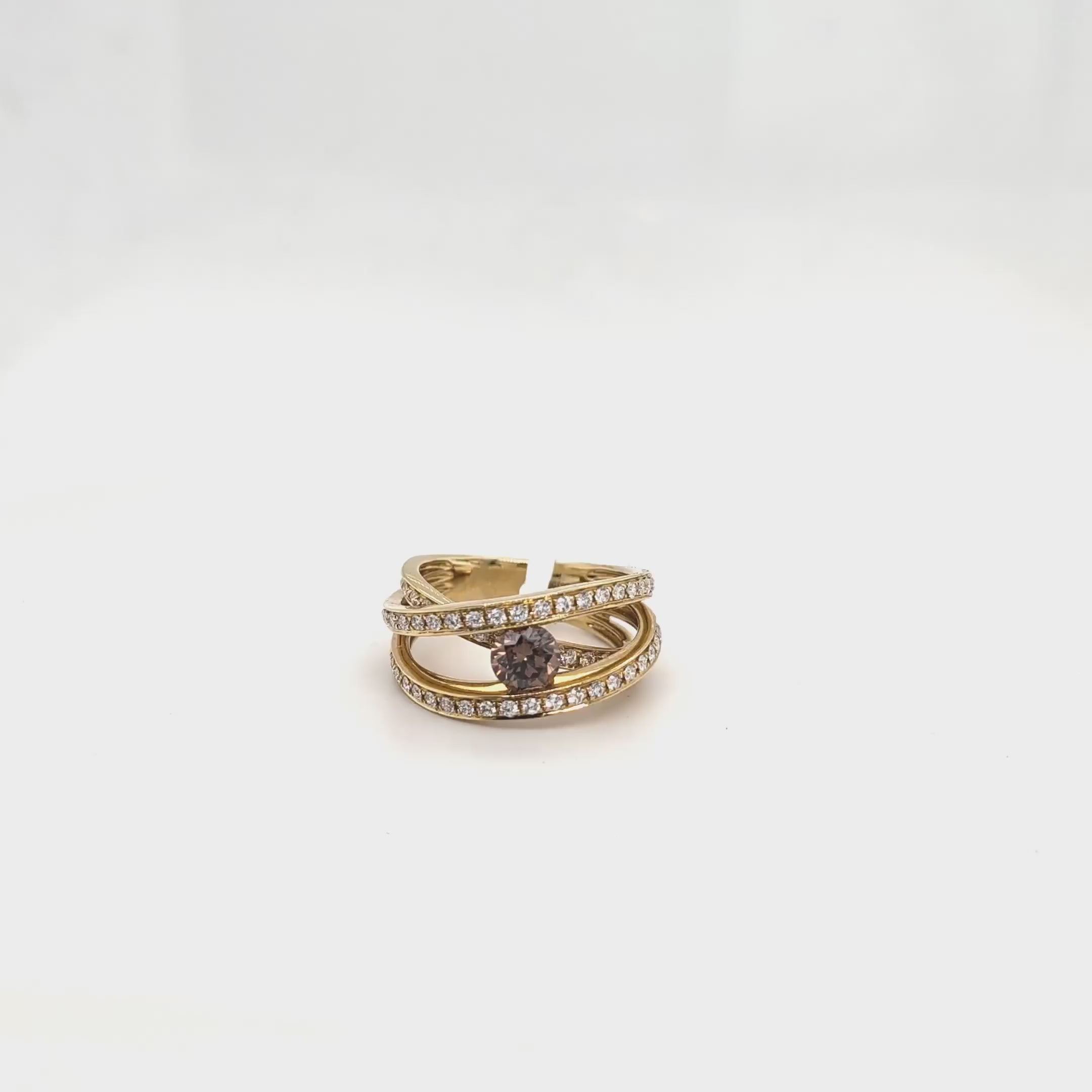 Argyle Diamond Crossroads Ring