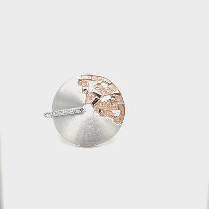 Sterling Silver White Sapphire Ring
